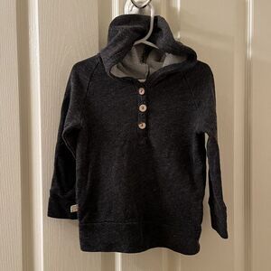 Childhoods Clothing Henley Hoodie Shadow Size 2T